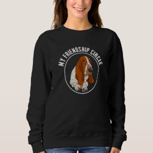 Basset Hound Friendship Cirkel Dog Eigenaar Pun Sl Trui
