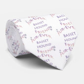 Basset Hound Furever Stropdas (Opgerold)