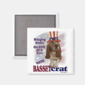 Basset Hound Gifts Magneet (Voorkant / Achterkant)