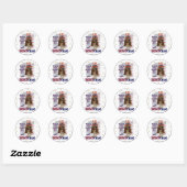 Basset Hound Gifts Ronde Sticker (Vel)