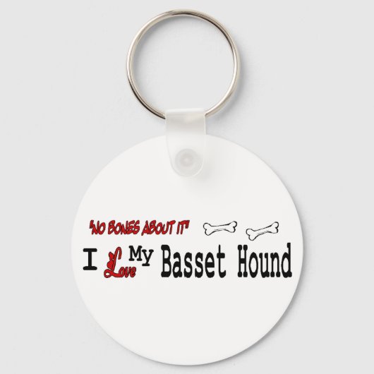 Basset Hound Gifts Sleutelhanger (Voorkant)