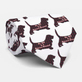 Basset Hound Gifts Stropdas (Opgerold)