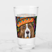 BASSET HOUND GLAS (Achterkant)