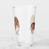 Basset Hound Glas (Rechts)