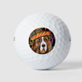 BASSET HOUND GOLFBALLEN