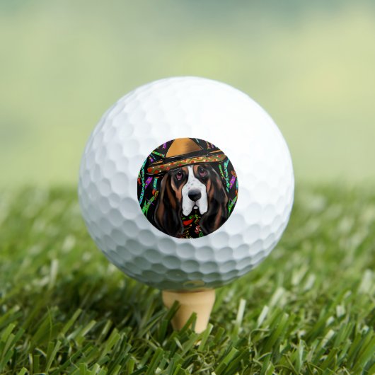 BASSET HOUND GOLFBALLEN (Insitu Shirt)