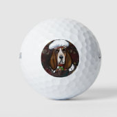 BASSET HOUND GOLFBALLEN (Voorkant)