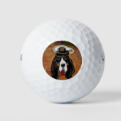 BASSET HOUND GOLFBALLEN (Voorkant)