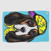Basset Hound  Golfhanddoek (Horizontaal)