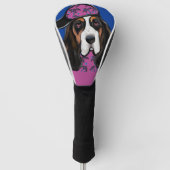 Basset Hound Golfheadcover (Voorkant)