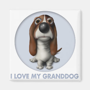 Basset Hound Granddog Magneet