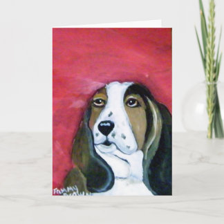 Basset Hound Greep Kaart