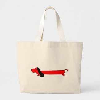 BASSET HOUND GROTE TOTE BAG