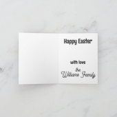 Basset Hound Happy Pasen Kaart (Binnen)