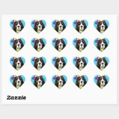 Basset Hound Hart Sticker (Vel)