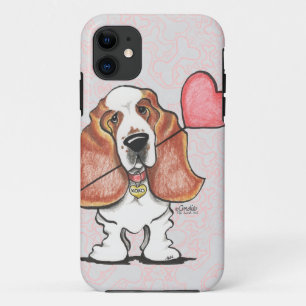 Basset Hound Heart Ballon Case-Mate iPhone Case