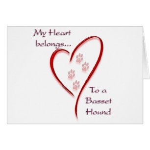 Basset Hound Heart hoort erbij