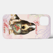 Basset Hound Heart mama Case-Mate iPhone Case (Achterkant (horizontaal))