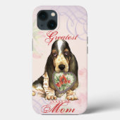 Basset Hound Heart mama Case-Mate iPhone Case (Achterkant)