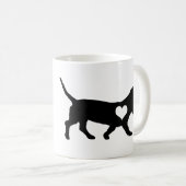 Basset Hound Heart Mok (Voorkant rechts)