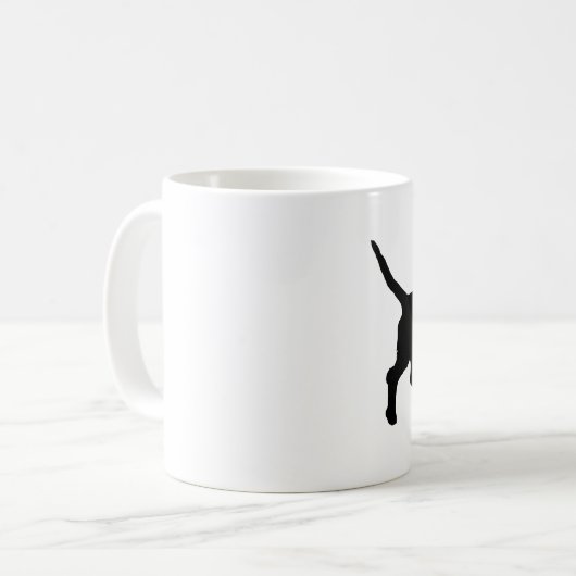 Basset Hound Heart Mok (Voorkant links)