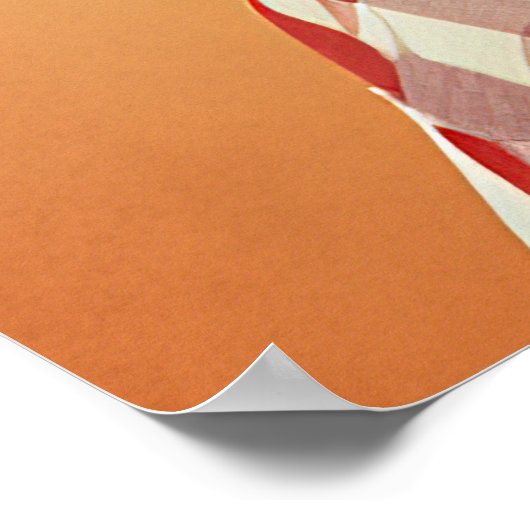 Basset Hound Hipster Dog Poster (Hoek)