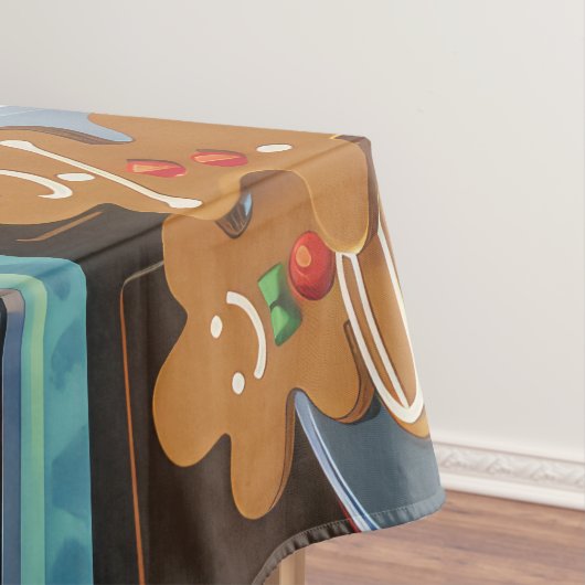 Basset Hound Holiday Baking: Feestelijke Kerst Tafelkleed (Voorbeeld)