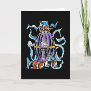 Basset Hound Holiday Kaart