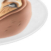 Basset Hound Hond 3D Geïnspireerd Snijplank (Hoek)