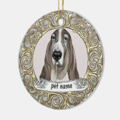 Basset Hound hond herinnering ornament (Links)