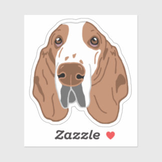 Basset Hound Hond Moeder Mok Sticker