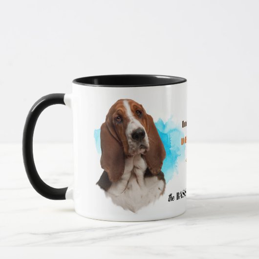 Basset Hound Hond Trouwe Vriend Mok (Links)