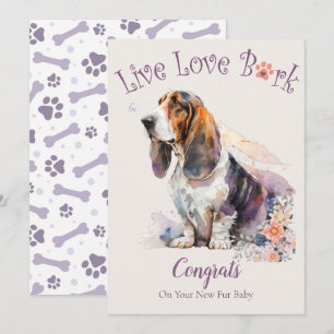 Basset Hound honden adoptie, Gotcha-dag Kaart