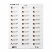 Basset Hound-honden retouradreslabels Etiket (Full Sheet)