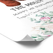 Basset Hound Hondenhandtekening Drink Teken Poster (Hoek)