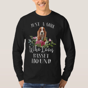 Basset Hound Hondenliefhebber - Alleen een meisje T-shirt