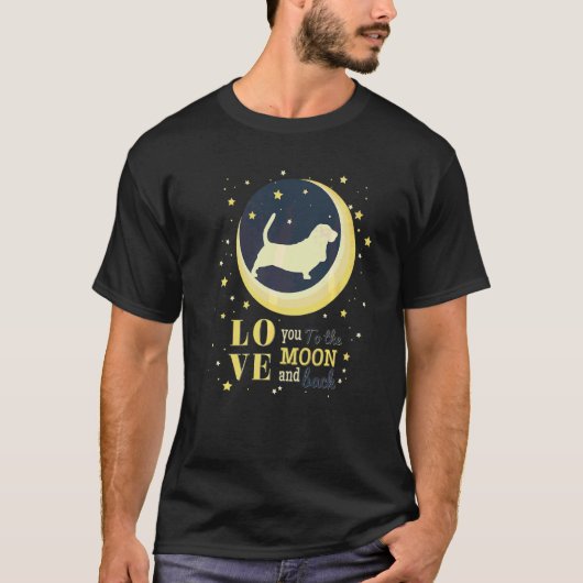Basset Hound-hondenras  1 T-shirt (Voorkant)