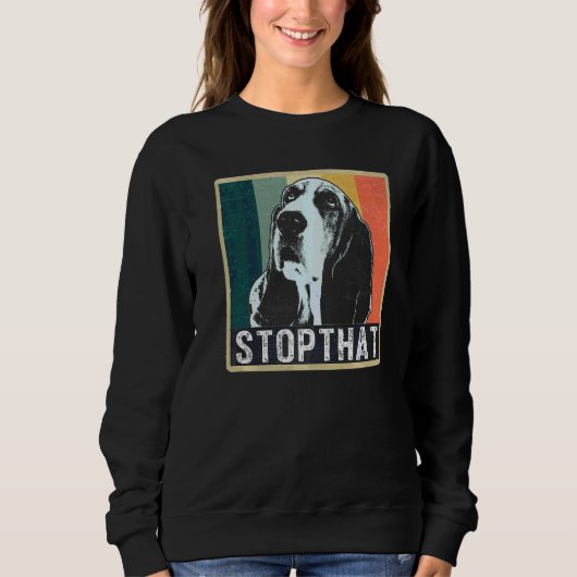 Basset Hound hondenras 46 Trui (Voorkant)