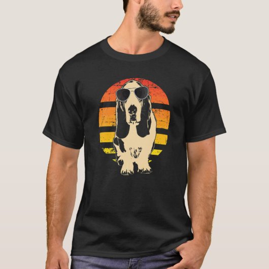 Basset Hound-hondenras 4 T-shirt (Voorkant)