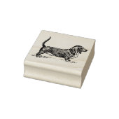 Basset Hound Hondenras Rubberstempel (Stempel)