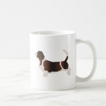 Basset Hound Hondenras Silhouette Illustratie