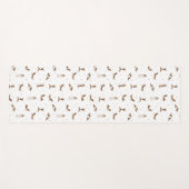 Basset Hound hondenyoga Yogamat (Voorkant (horizontaal))