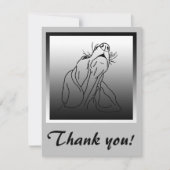 Basset Hound Howling Greeting Bedankkaart (Voorkant)