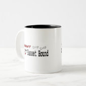 Basset Hound (I Love) Mok (Voorkant links)