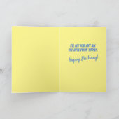 Basset Hound Ik zie dat het jouw verjaardag is Kaart (Binnen)