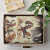 Basset Hound Illustratie Tissuepapier (Geschenk)