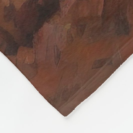 Basset Hound in herfstbladeren Herfst Inspire Fleece Deken (Hoek)