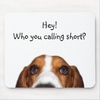 Basset Hound in je gezicht Muismat