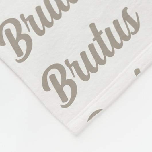 Basset Hound in Love with Dog's Name Fleece Deken (Hoek)