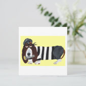 Basset Hound Inbreker (Staand voorkant)